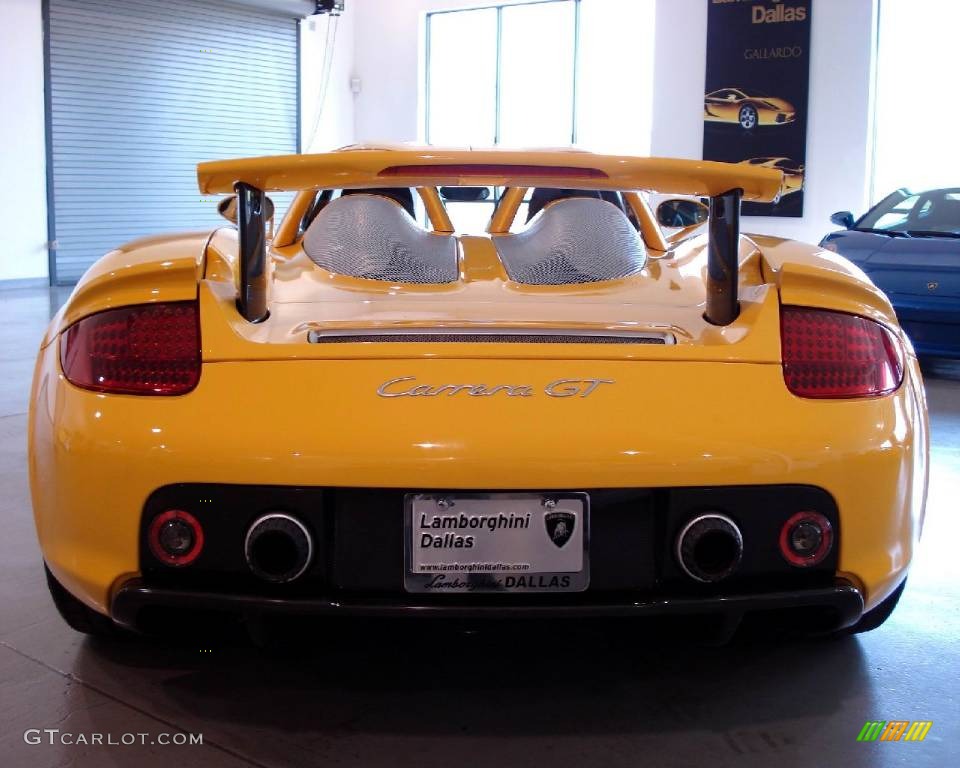 2005 Carrera GT  - Fayence Yellow / Dark Grey Natural Leather photo #30