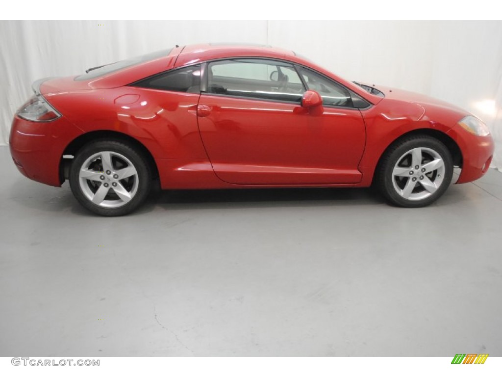 2007 Eclipse GT Coupe - Pure Red / Dark Charcoal photo #7