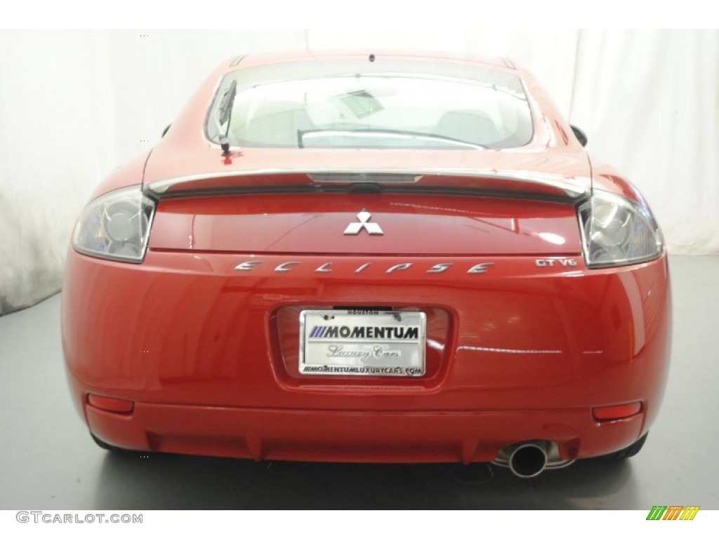 2007 Eclipse GT Coupe - Pure Red / Dark Charcoal photo #11