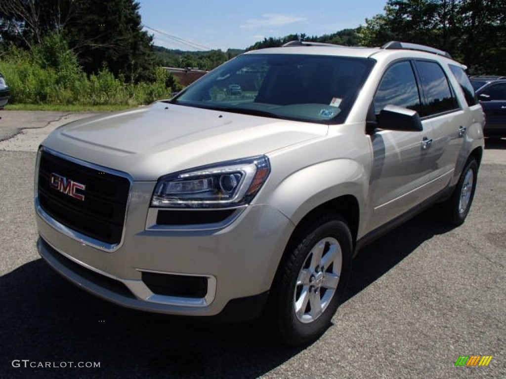 Champagne Silver Metallic 2014 GMC Acadia SLE AWD Exterior Photo #83887645