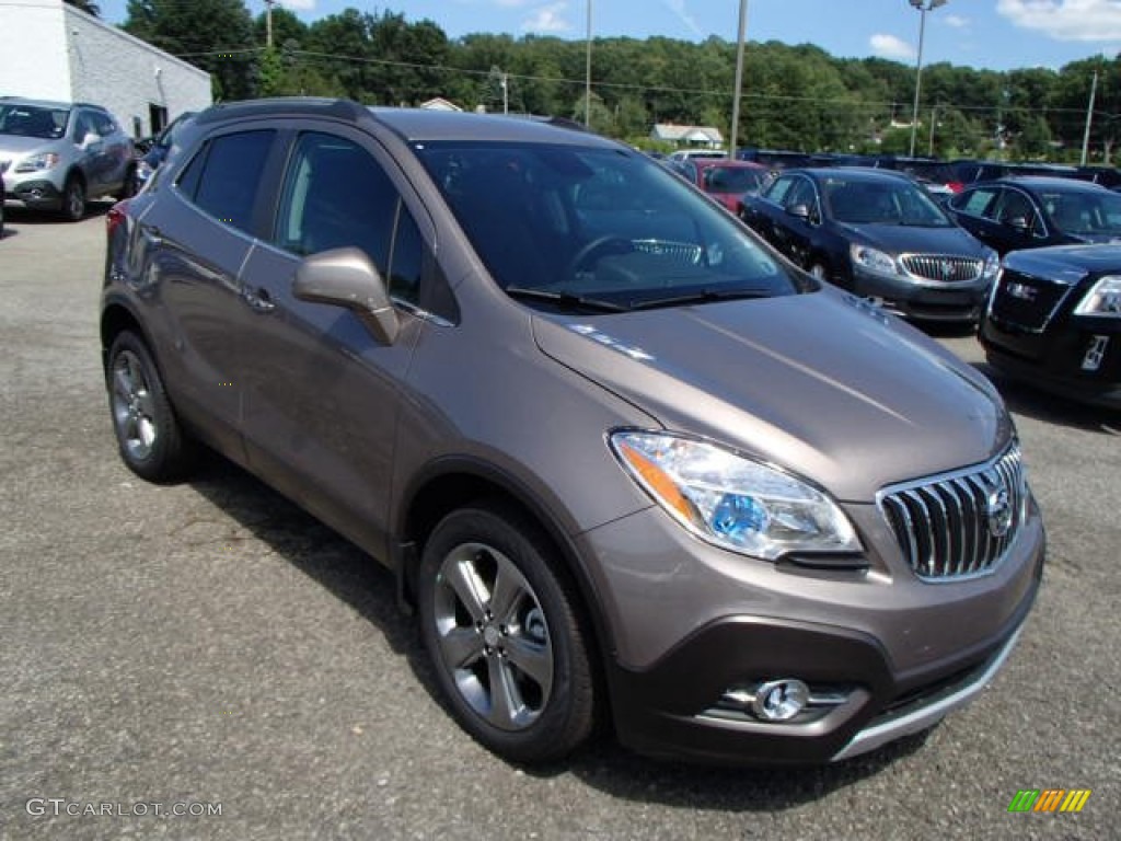 2013 Encore Convenience AWD - Cocoa Silver Metallic / Ebony photo #4