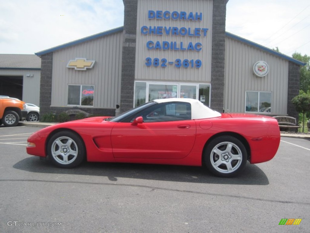 1998 Corvette Convertible - Torch Red / Firethorn Red photo #1