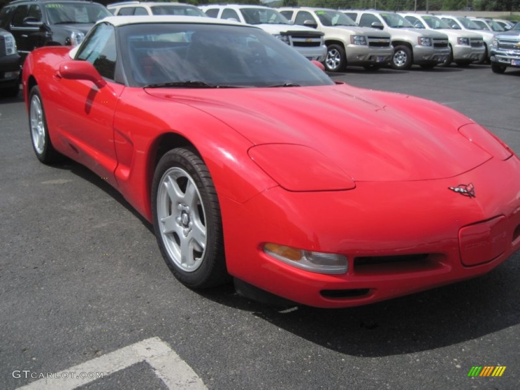 1998 Corvette Convertible - Torch Red / Firethorn Red photo #4