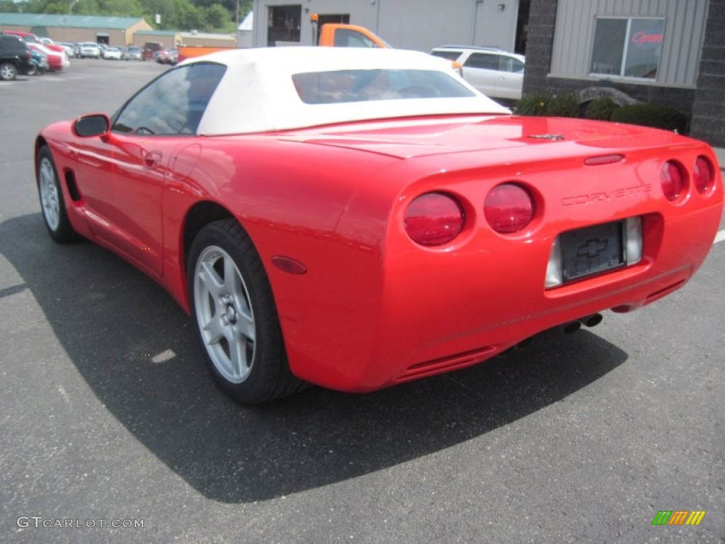 1998 Corvette Convertible - Torch Red / Firethorn Red photo #8