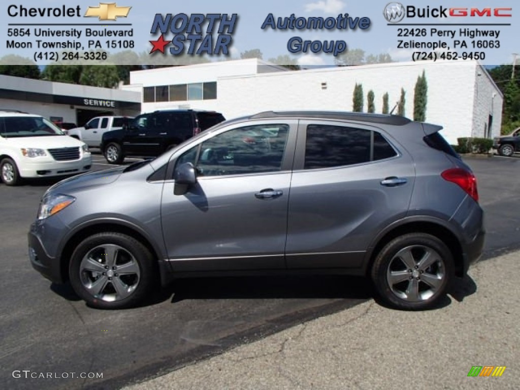 2013 Encore Convenience AWD - Satin Steel Gray Metallic / Ebony photo #1