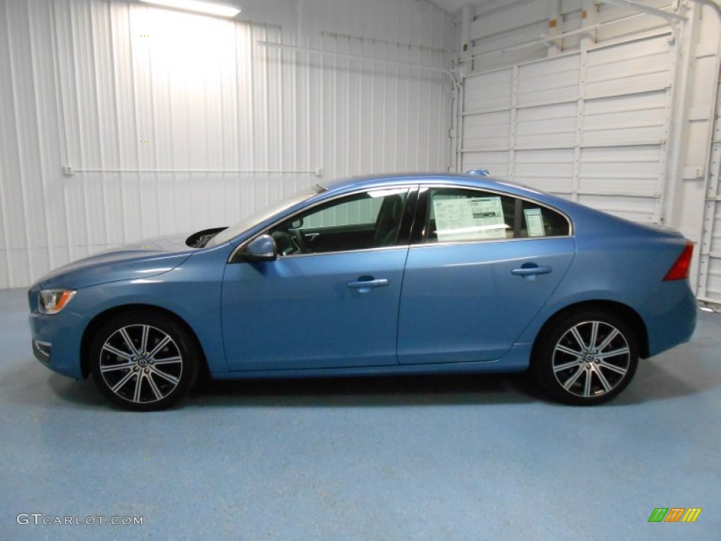 Power Blue Metallic 2014 Volvo S60 T6 AWD Exterior Photo #83889226