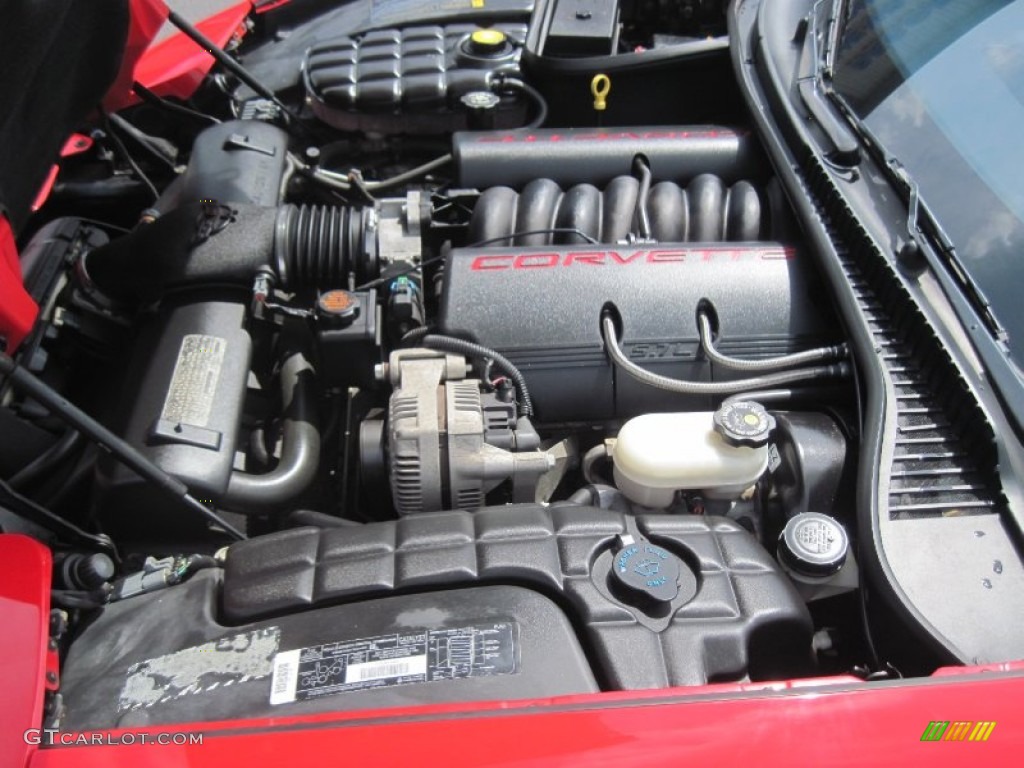 1998 Chevrolet Corvette Convertible 5.7 Liter OHV 16-Valve LS1 V8 Engine Photo #83889397