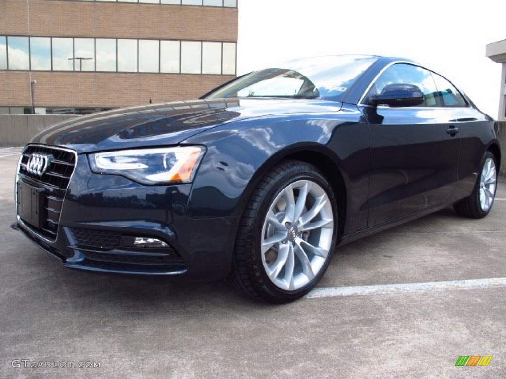 Moonlight Blue Metallic 2014 Audi A5 2.0T quattro Coupe Exterior Photo #83889721