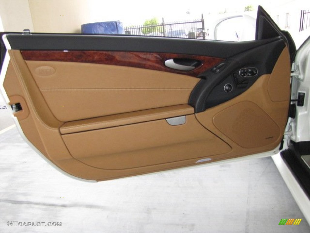 2011 Mercedes-Benz SL 550 Roadster Natural Beige Door Panel Photo #83890522