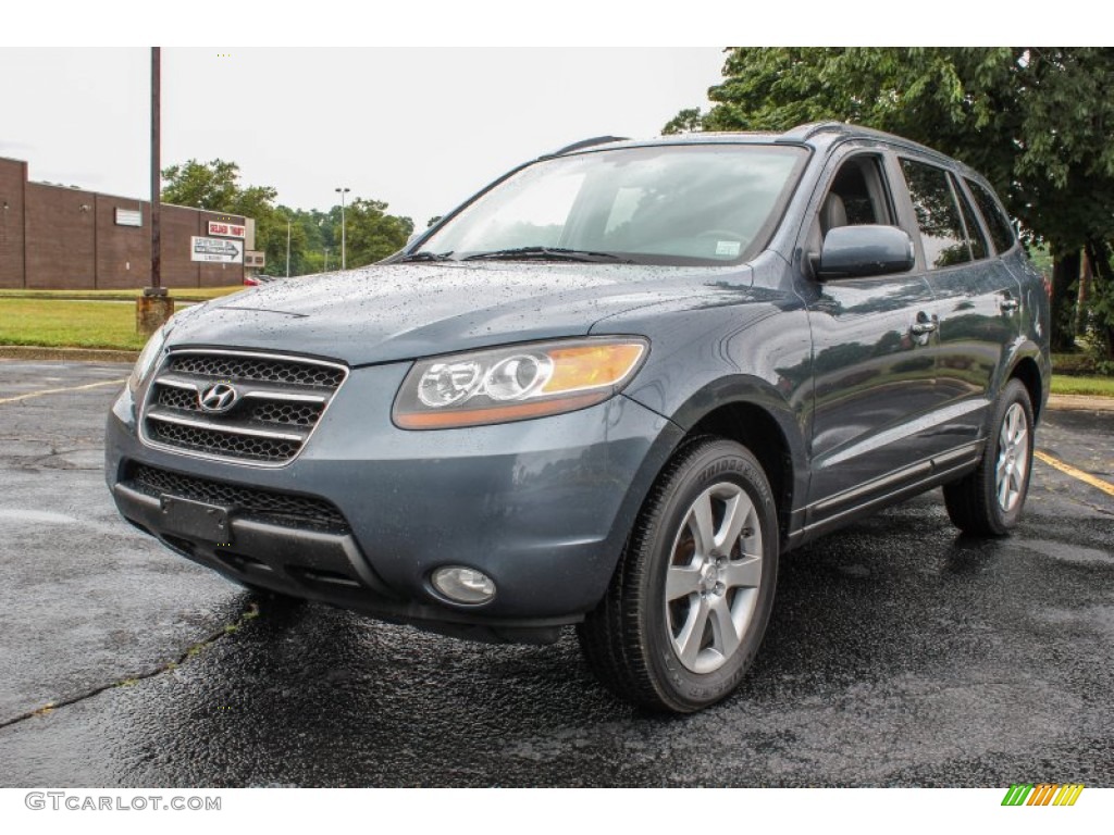 2007 Santa Fe Limited 4WD - Steel Gray / Gray photo #1