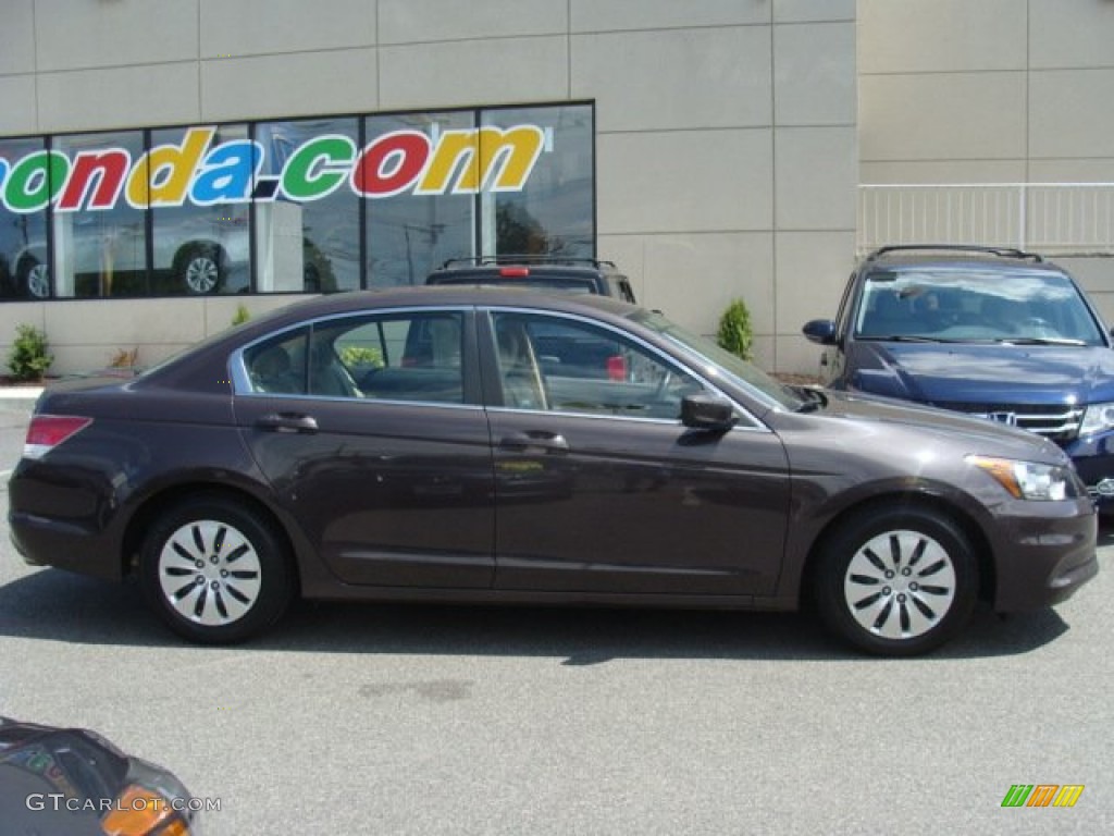 2011 Accord LX Sedan - Dark Amber Metallic / Ivory photo #3