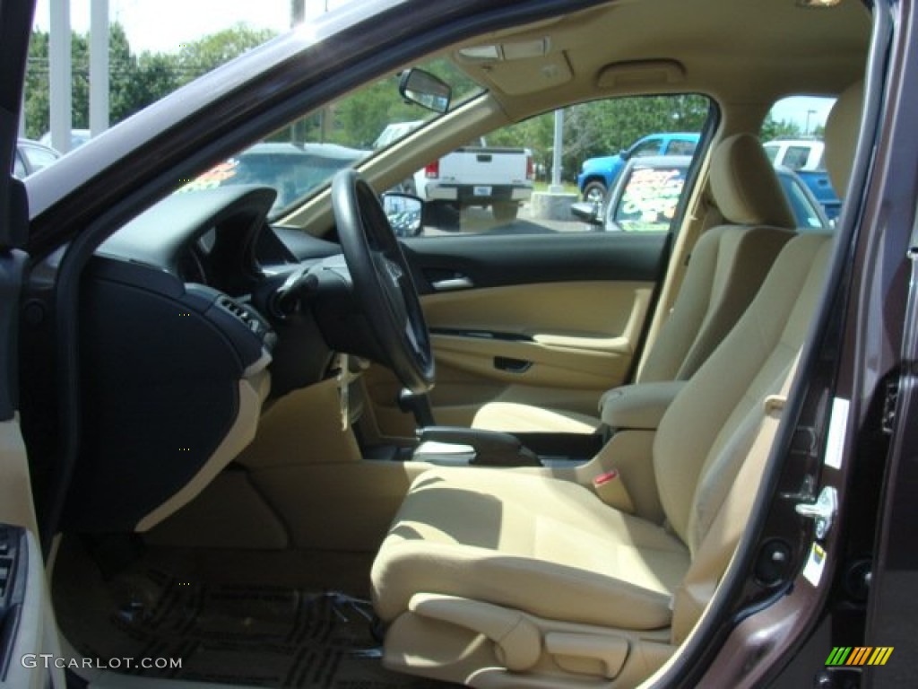 2011 Accord LX Sedan - Dark Amber Metallic / Ivory photo #8