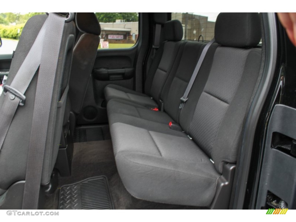 Ebony Interior 2011 Chevrolet Silverado 1500 LT Extended Cab 4x4 Photo #83891871