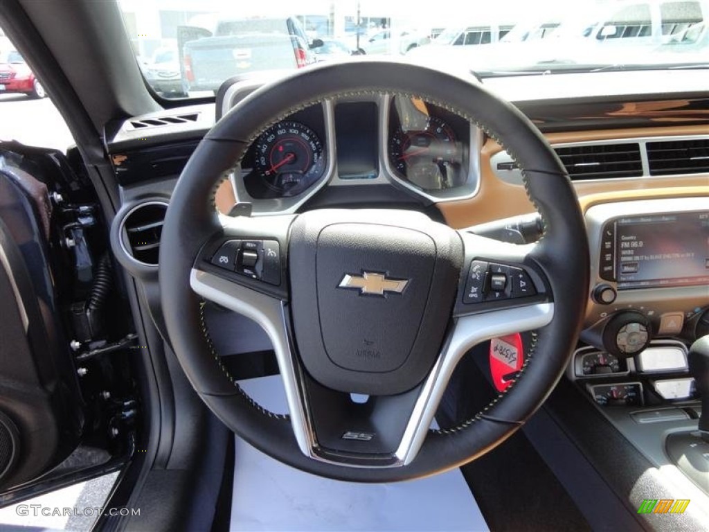 2013 Chevrolet Camaro SS Dusk Special Edition Coupe Special Edition Dusk Mojave Steering Wheel Photo #83891905