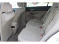 2010 Honda Civic Beige Interior Rear Seat Photo
