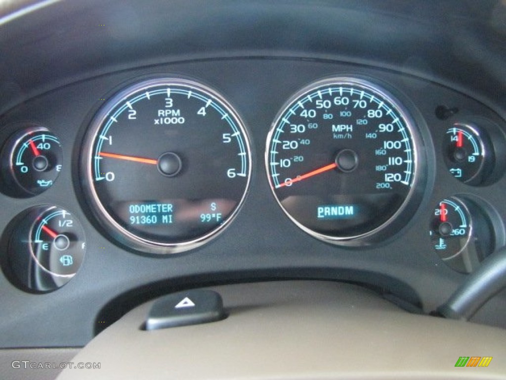 2009 GMC Sierra 1500 SLT Crew Cab Gauges Photo #83892667