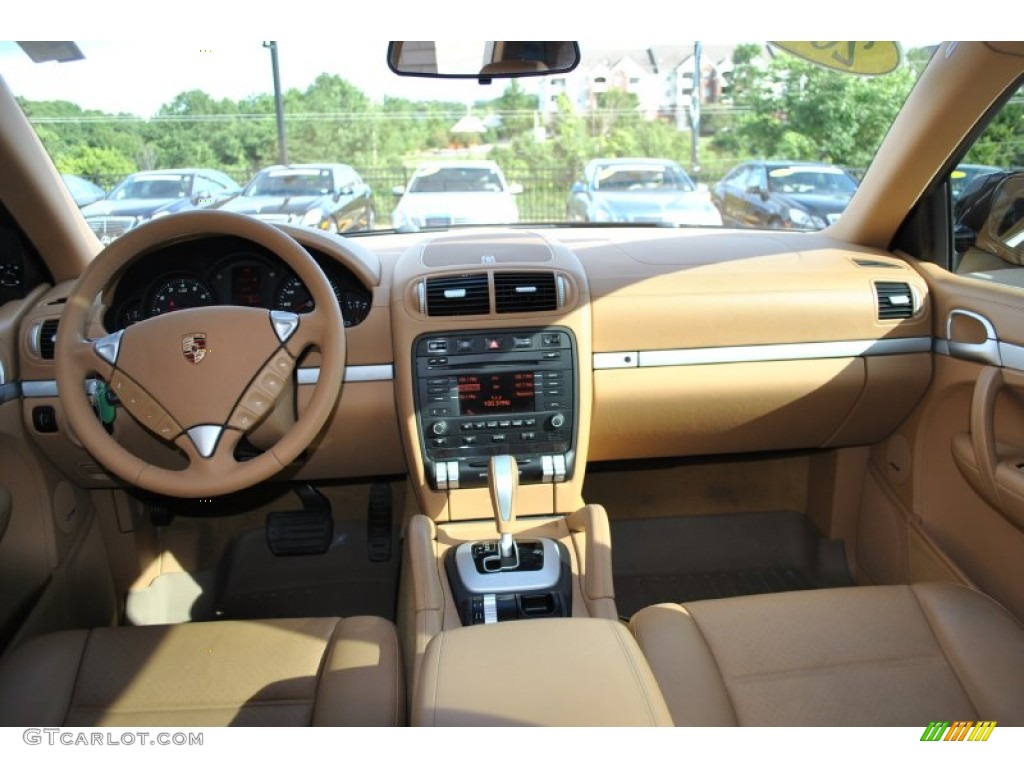 2009 Porsche Cayenne Tiptronic Havanna/Sand Beige Dashboard Photo #83893012
