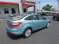 2012 Frosted Glass Metallic Ford Focus SEL Sedan  photo #7