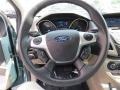 Stone 2012 Ford Focus SEL Sedan Steering Wheel