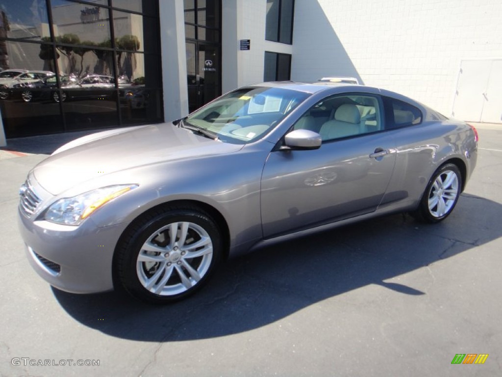 2010 G 37 x AWD Coupe - Amethyst Graphite / Stone photo #1