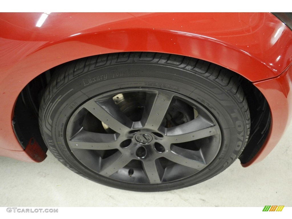 2004 350Z Enthusiast Coupe - Redline / Carbon Black photo #3