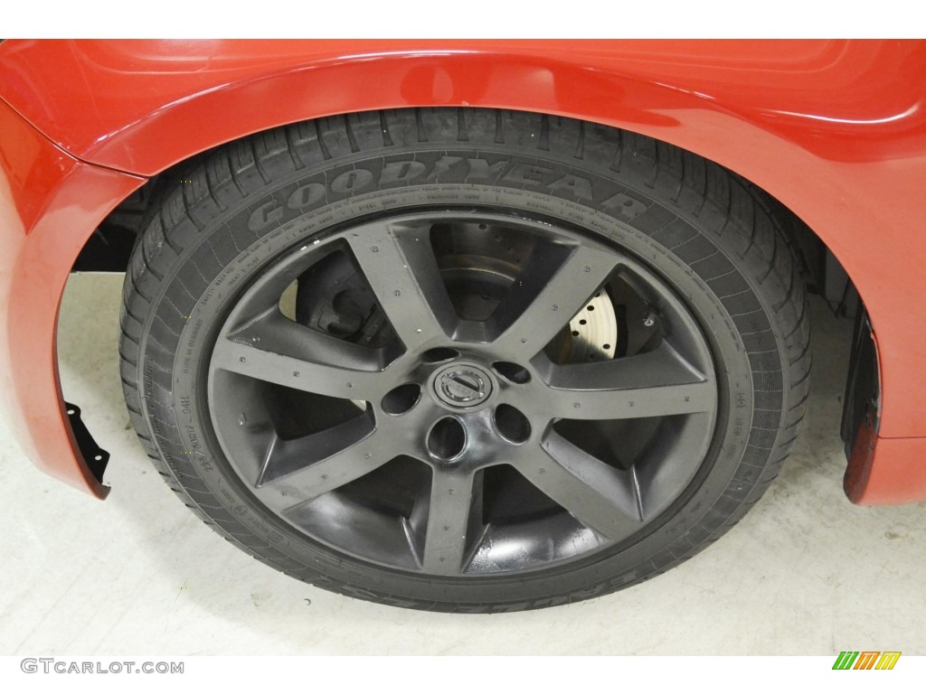 2004 350Z Enthusiast Coupe - Redline / Carbon Black photo #7