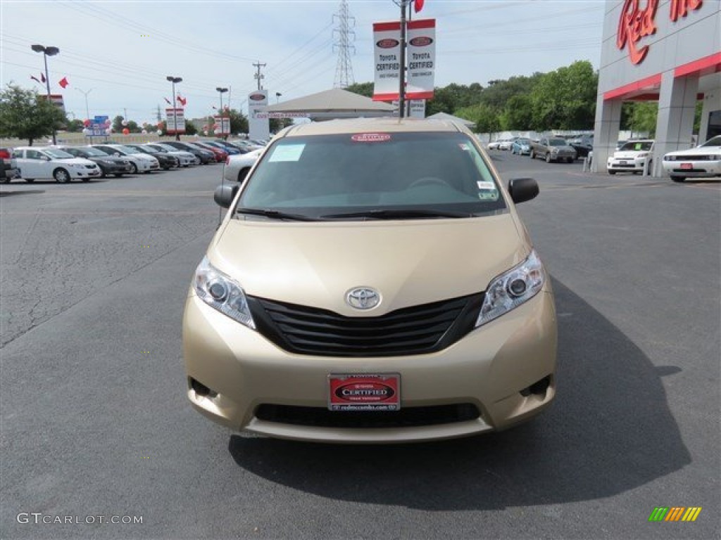 2011 Sienna  - Sandy Beach Metallic / Bisque photo #2
