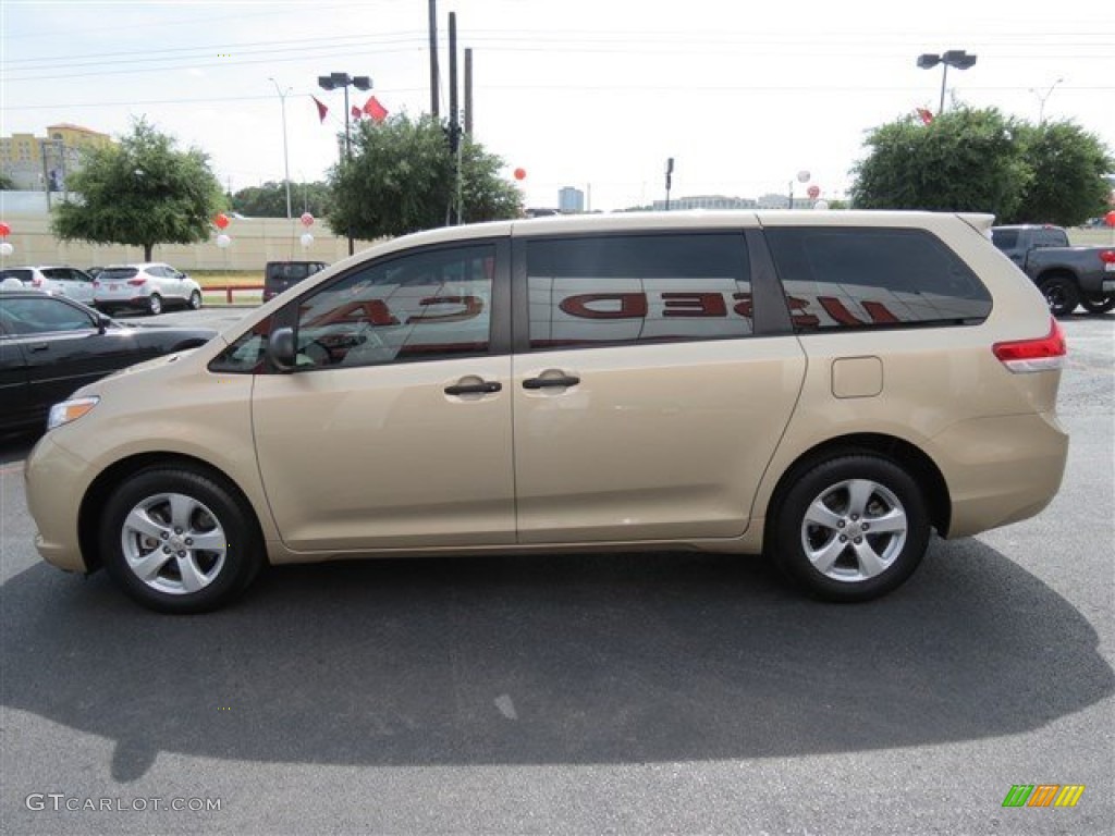 2011 Sienna  - Sandy Beach Metallic / Bisque photo #4