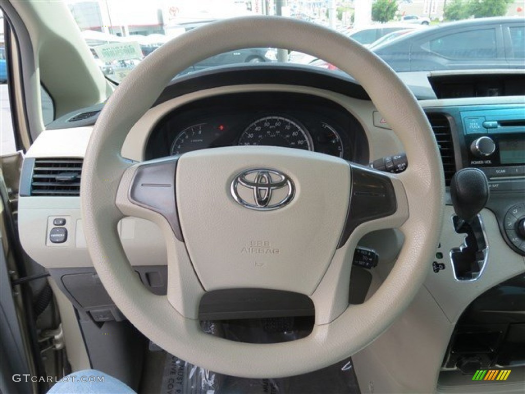 2011 Sienna  - Sandy Beach Metallic / Bisque photo #18