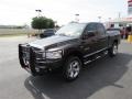 2008 Brilliant Black Crystal Pearl Dodge Ram 1500 SLT Quad Cab 4x4  photo #3