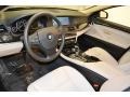 Oyster/Black Prime Interior Photo for 2012 BMW 5 Series #83900395