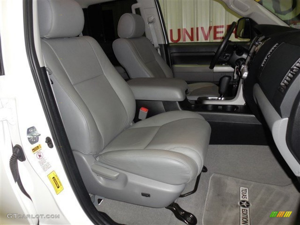 2011 Tundra Texas Edition Double Cab - Super White / Graphite Gray photo #18