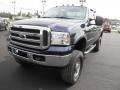 2005 True Blue Metallic Ford F250 Super Duty XLT SuperCab 4x4  photo #3