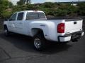 2013 Summit White GMC Sierra 3500HD Denali Crew Cab 4x4 Dually  photo #3