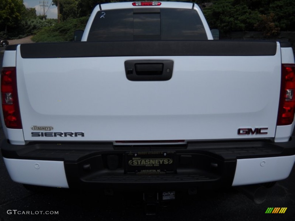 2013 Sierra 3500HD Denali Crew Cab 4x4 Dually - Summit White / Cocoa/Light Cashmere photo #4