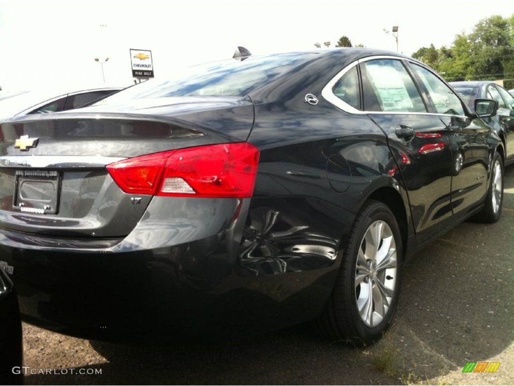2014 Impala LT - Ashen Gray Metallic / Jet Black/Brownstone photo #2