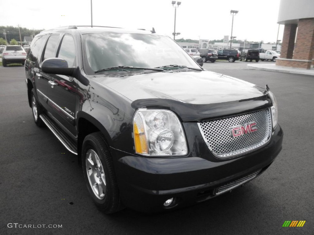 2008 Yukon XL Denali AWD - Dark Slate Metallic / Ebony photo #2