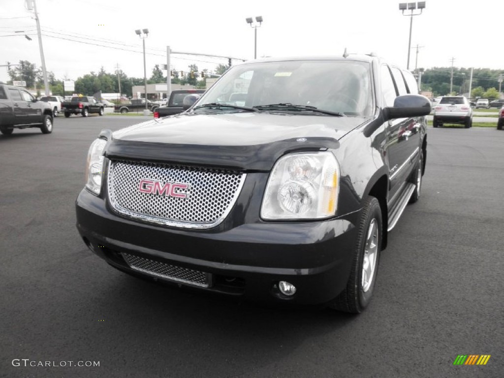 2008 Yukon XL Denali AWD - Dark Slate Metallic / Ebony photo #3