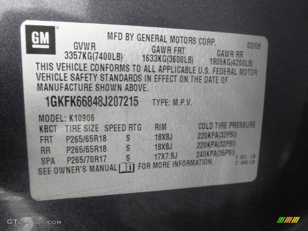 2008 Yukon XL Denali AWD - Dark Slate Metallic / Ebony photo #5
