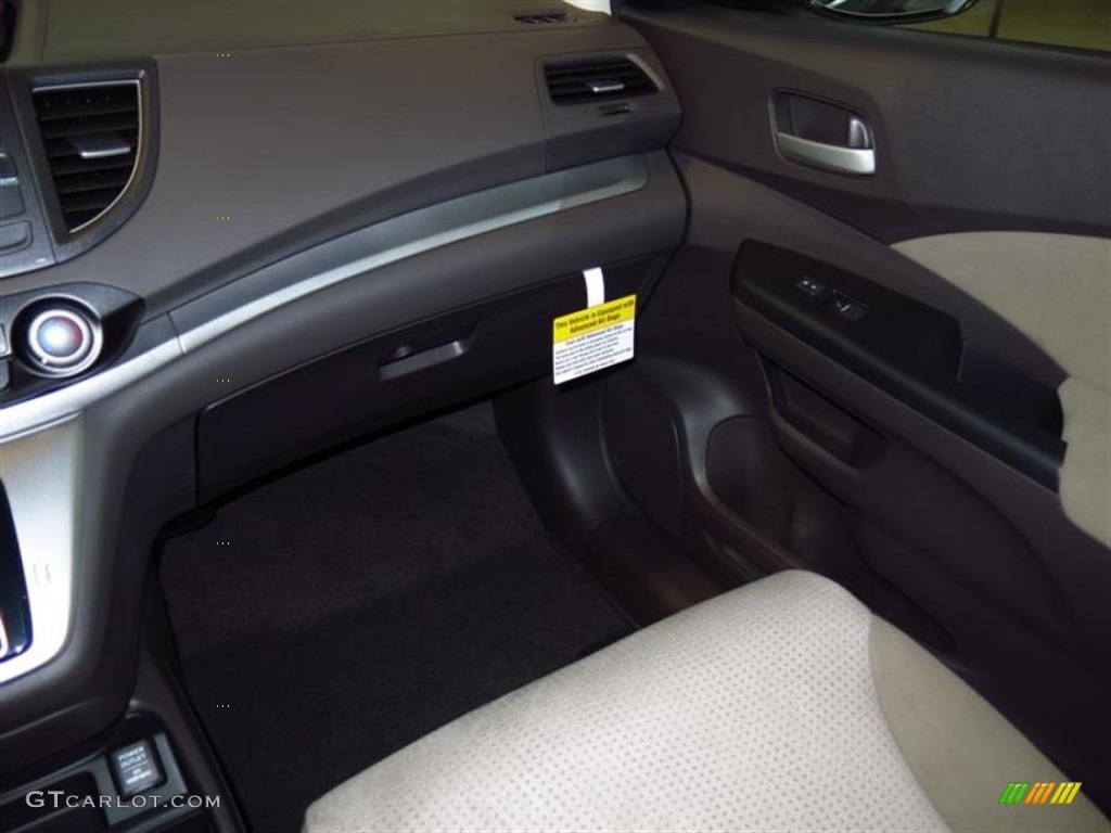 2013 CR-V EX - Urban Titanium Metallic / Beige photo #7
