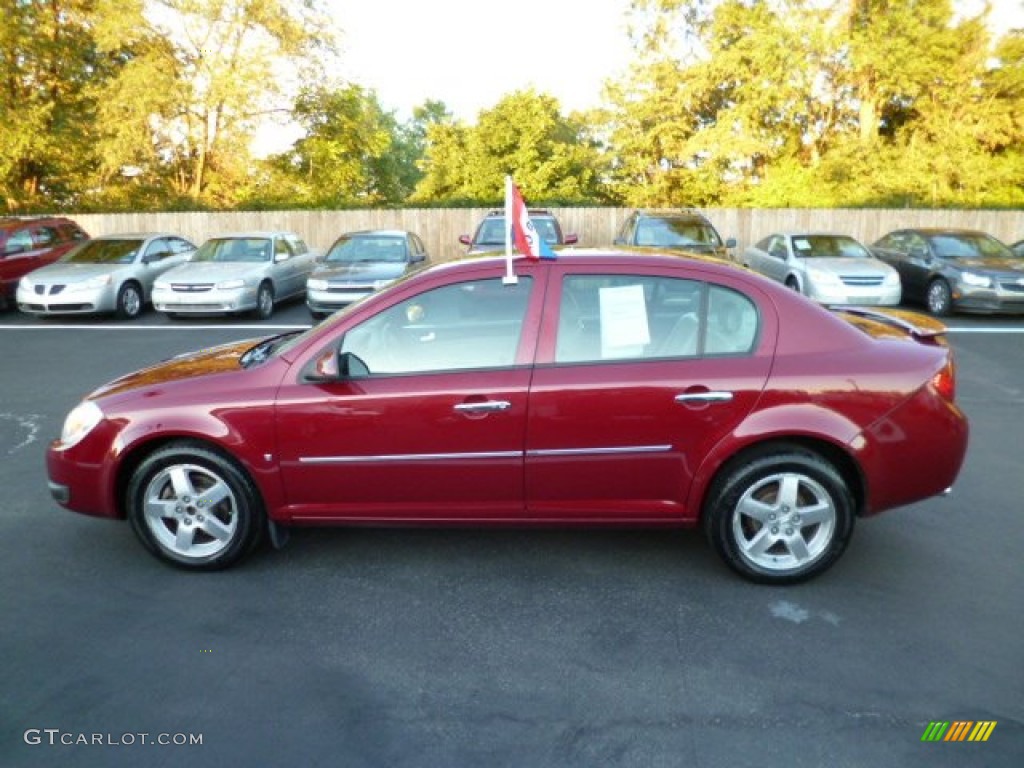 Sport Red Tint Coat 2007 Chevrolet Cobalt LTZ Sedan Exterior Photo #83903848