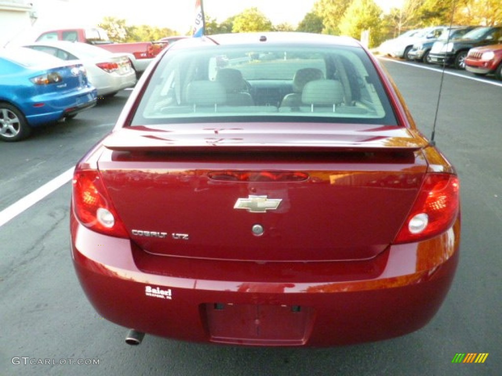 2007 Cobalt LTZ Sedan - Sport Red Tint Coat / Gray photo #6