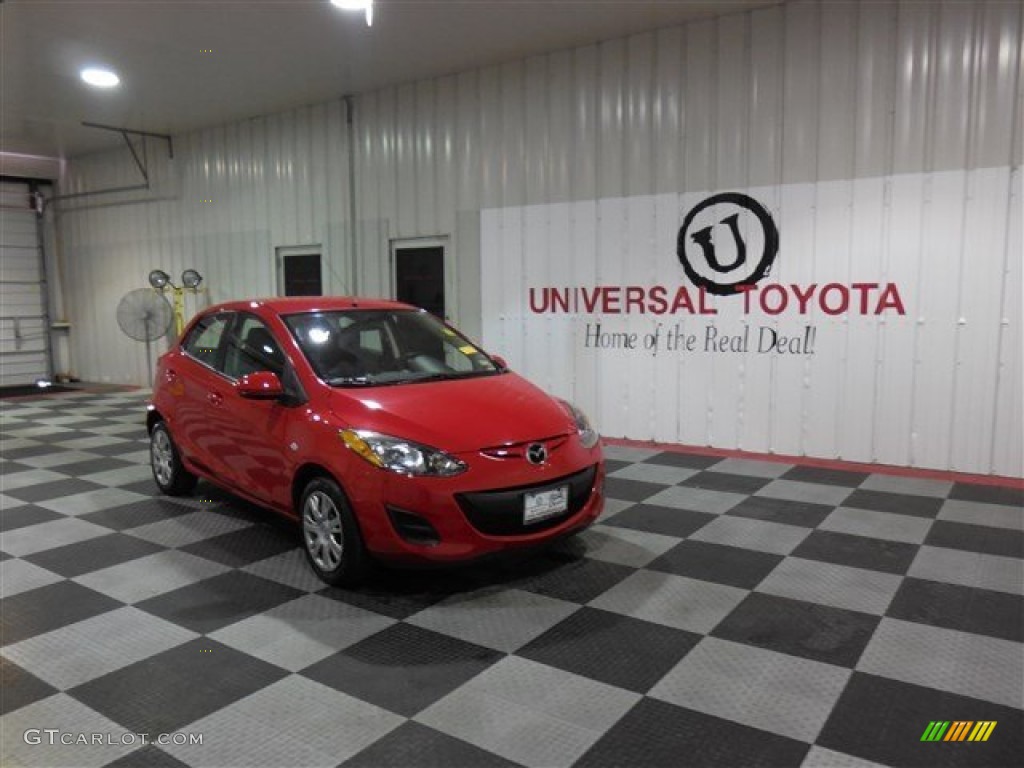 2012 MAZDA2 Sport - True Red / Black photo #1