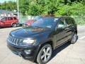 2014 Brilliant Black Crystal Pearl Jeep Grand Cherokee Overland 4x4  photo #1