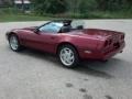 1989 Dark Red Metallic Chevrolet Corvette Convertible  photo #6