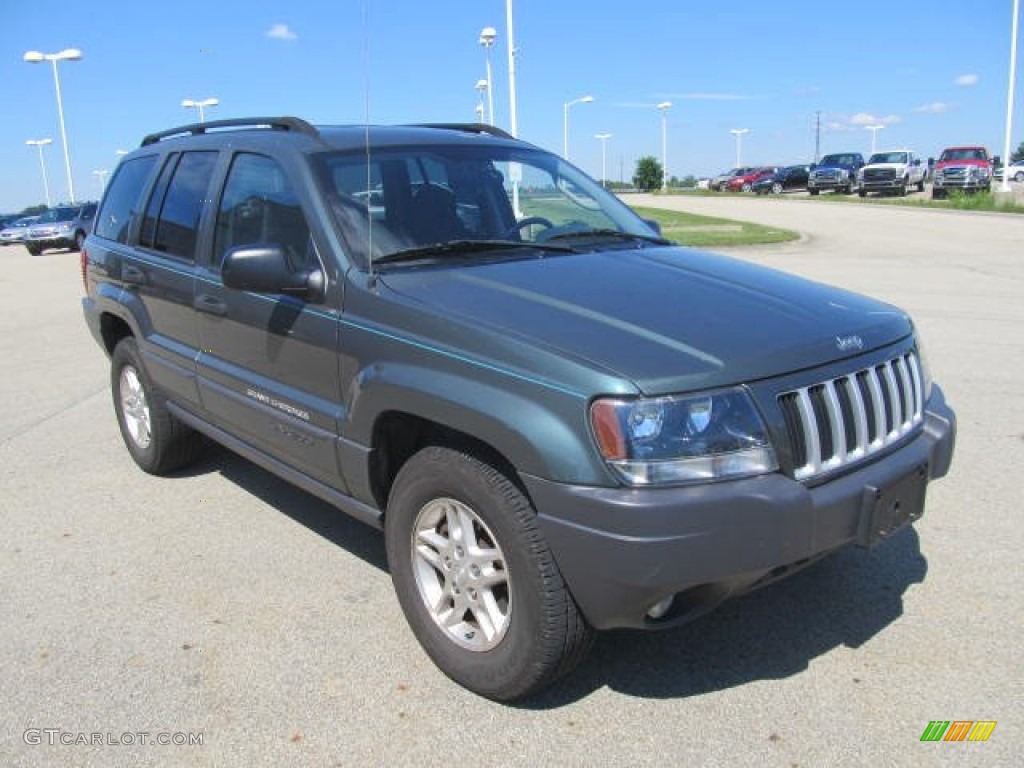 Onyx Green Pearl 2004 Jeep Grand Cherokee Laredo 4x4 Exterior Photo #83906413