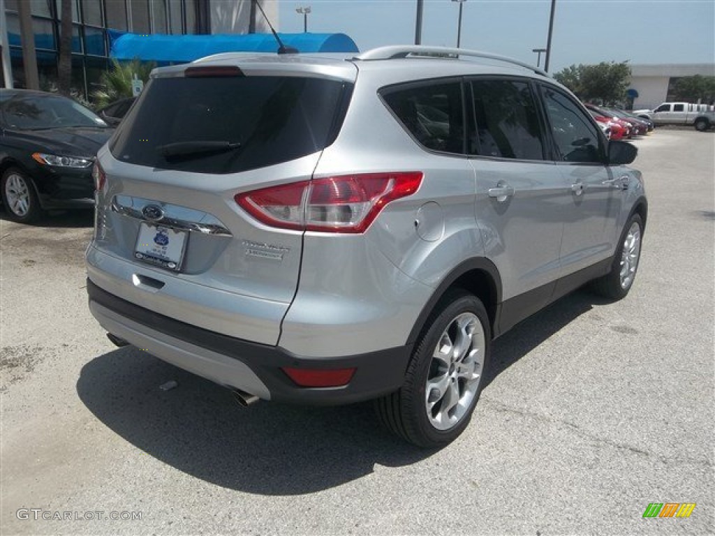 2014 Escape Titanium 1.6L EcoBoost - Ingot Silver / Medium Light Stone photo #5