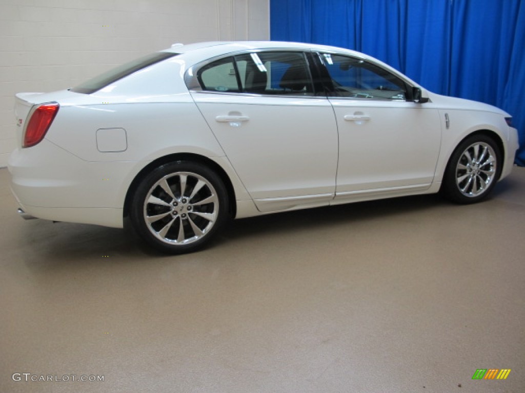 White Platinum Metallic Tri-Coat 2010 Lincoln MKS EcoBoost AWD Exterior Photo #83911906