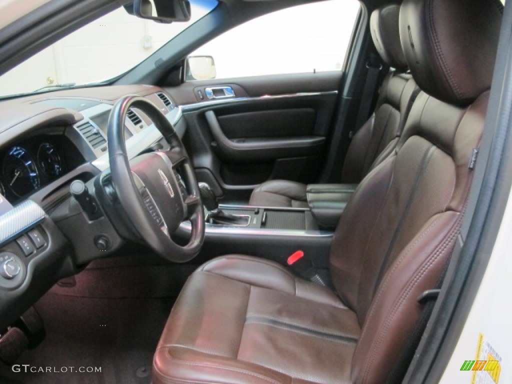 2010 Lincoln MKS EcoBoost AWD Front Seat Photo #83912038