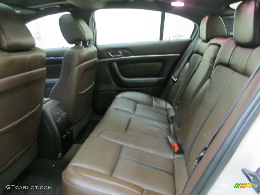 Sienna/Charcoal Interior 2010 Lincoln MKS EcoBoost AWD Photo #83912089